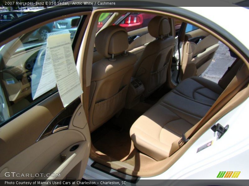 Arctic White / Cashmere 2007 Mercedes-Benz E 350 Sedan