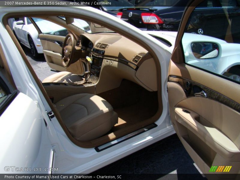 Arctic White / Cashmere 2007 Mercedes-Benz E 350 Sedan