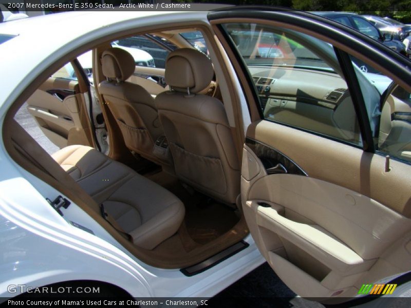 Arctic White / Cashmere 2007 Mercedes-Benz E 350 Sedan