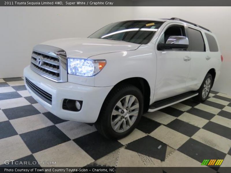 Super White / Graphite Gray 2011 Toyota Sequoia Limited 4WD