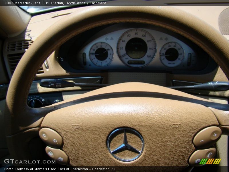 Arctic White / Cashmere 2007 Mercedes-Benz E 350 Sedan
