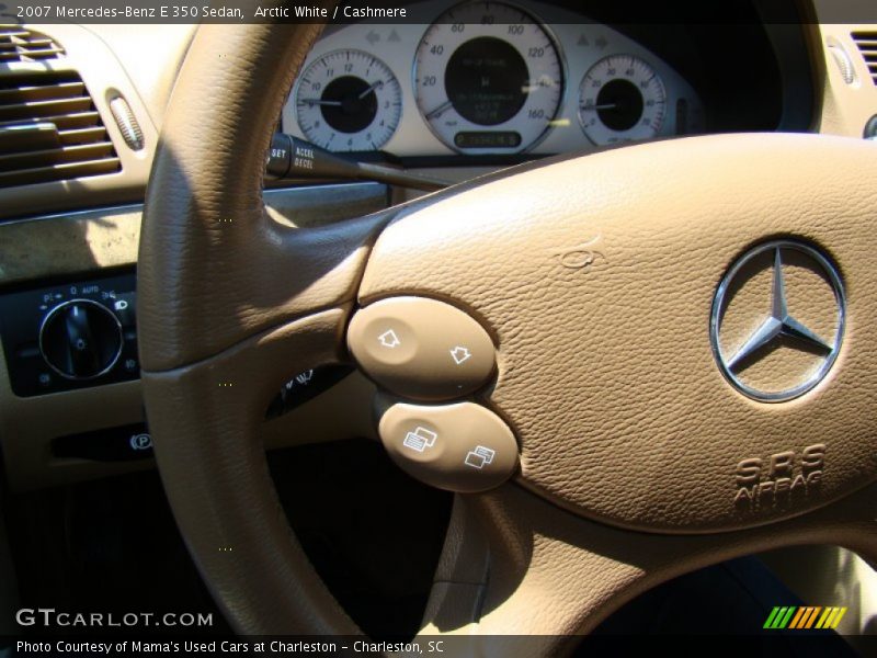 Arctic White / Cashmere 2007 Mercedes-Benz E 350 Sedan