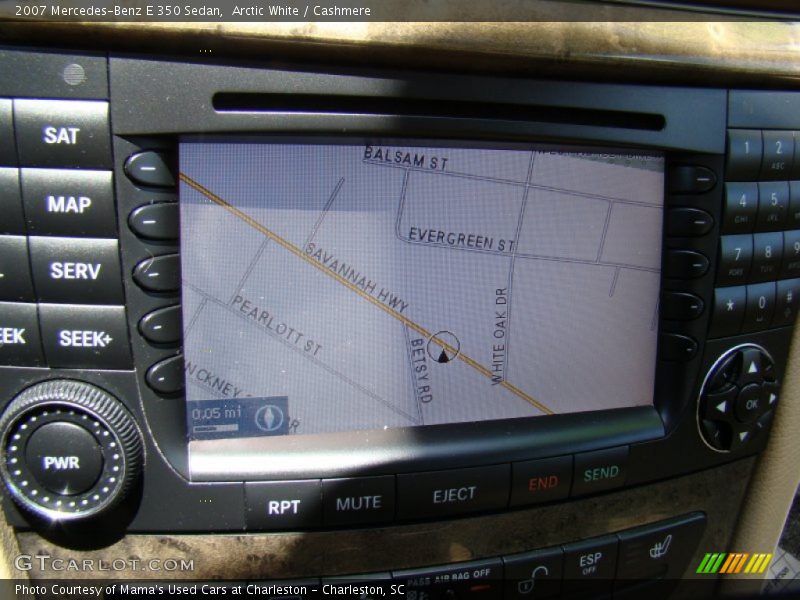 Arctic White / Cashmere 2007 Mercedes-Benz E 350 Sedan