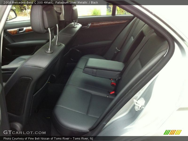 Palladium Silver Metallic / Black 2009 Mercedes-Benz C 300 4Matic