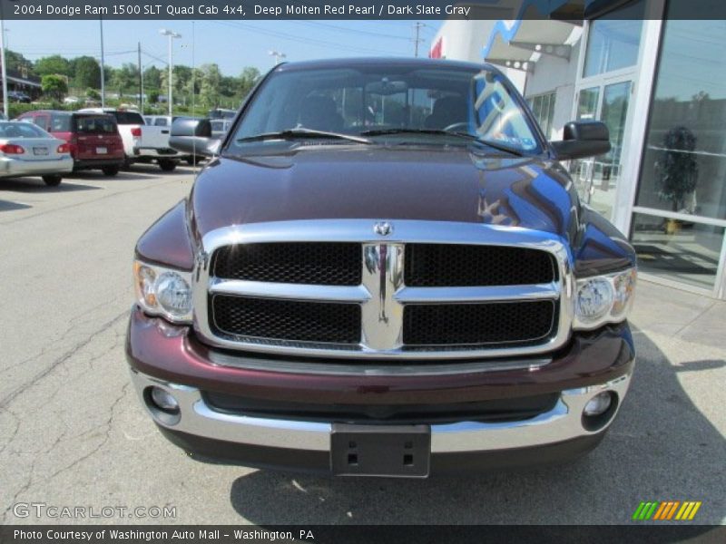 Deep Molten Red Pearl / Dark Slate Gray 2004 Dodge Ram 1500 SLT Quad Cab 4x4