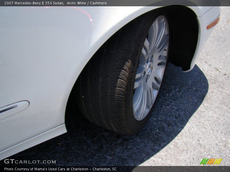 Arctic White / Cashmere 2007 Mercedes-Benz E 350 Sedan