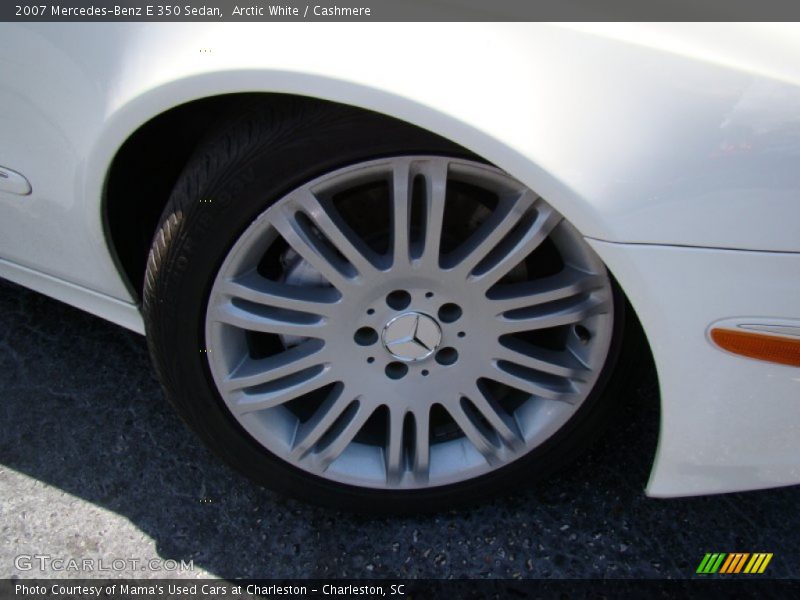 Arctic White / Cashmere 2007 Mercedes-Benz E 350 Sedan