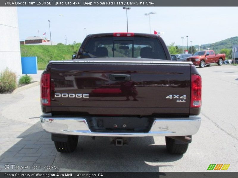 Deep Molten Red Pearl / Dark Slate Gray 2004 Dodge Ram 1500 SLT Quad Cab 4x4