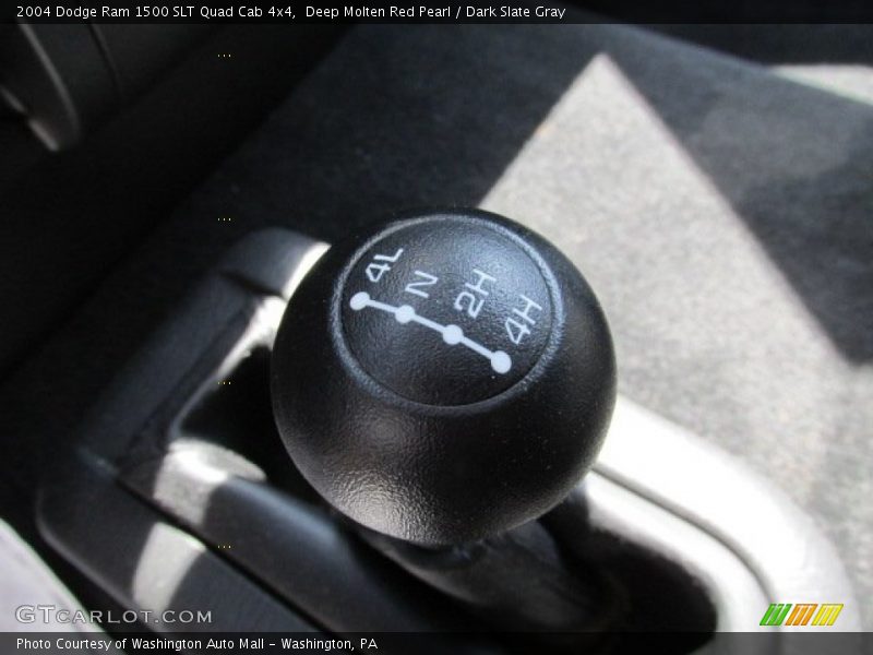 Deep Molten Red Pearl / Dark Slate Gray 2004 Dodge Ram 1500 SLT Quad Cab 4x4