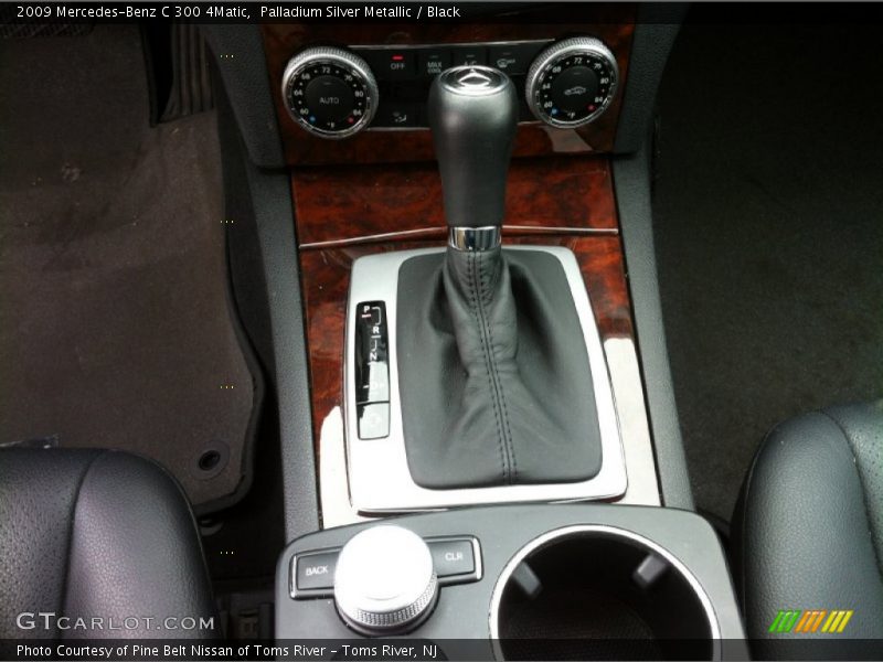 Palladium Silver Metallic / Black 2009 Mercedes-Benz C 300 4Matic