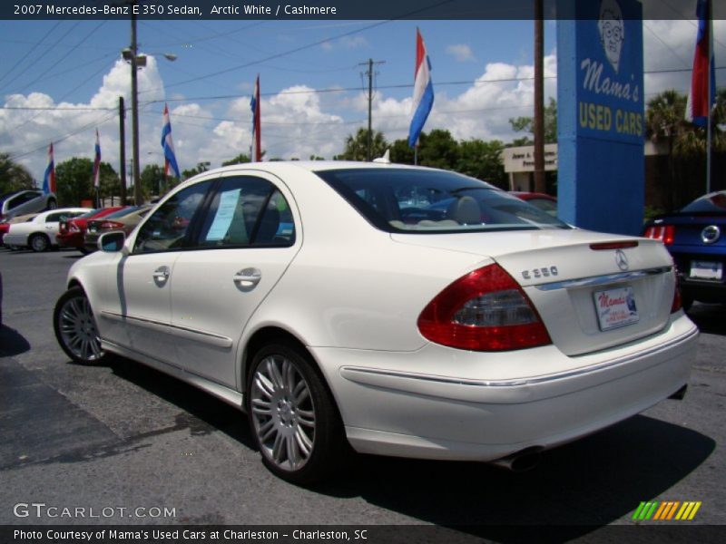 Arctic White / Cashmere 2007 Mercedes-Benz E 350 Sedan
