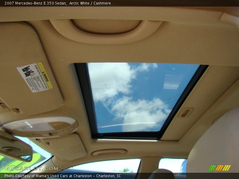 Arctic White / Cashmere 2007 Mercedes-Benz E 350 Sedan