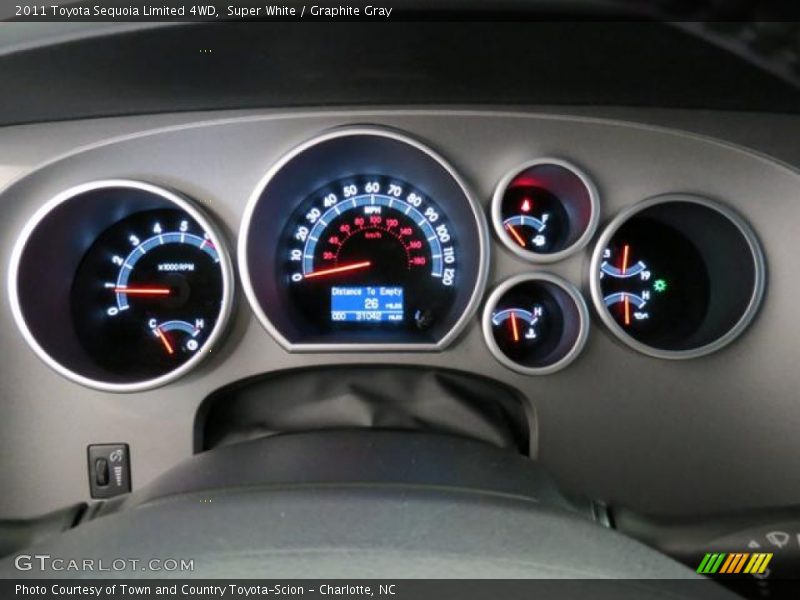  2011 Sequoia Limited 4WD Limited 4WD Gauges