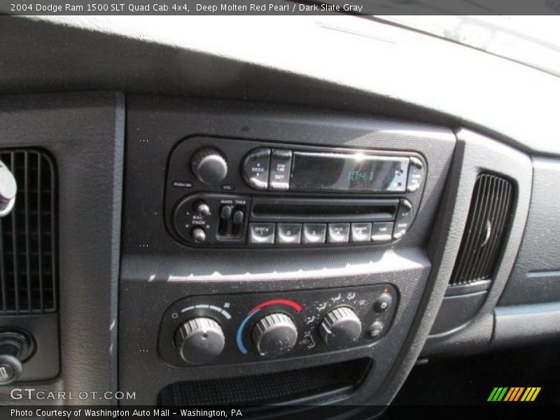 Deep Molten Red Pearl / Dark Slate Gray 2004 Dodge Ram 1500 SLT Quad Cab 4x4