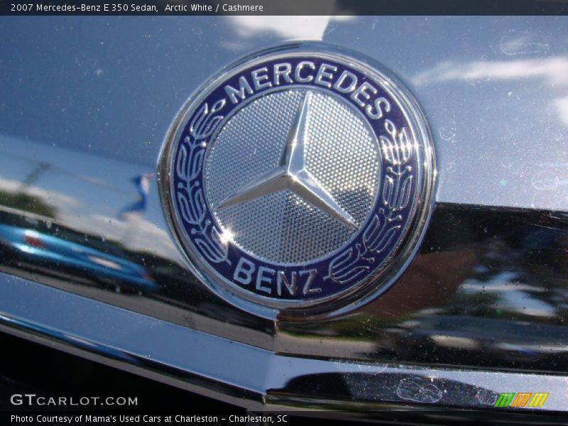 Arctic White / Cashmere 2007 Mercedes-Benz E 350 Sedan