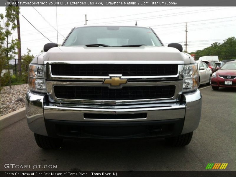 Graystone Metallic / Light Titanium/Ebony 2009 Chevrolet Silverado 2500HD LT Extended Cab 4x4