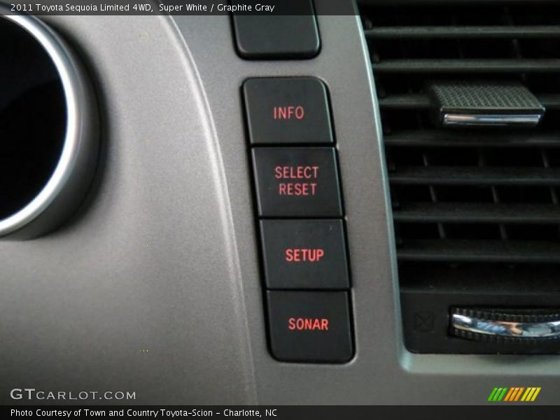 Controls of 2011 Sequoia Limited 4WD