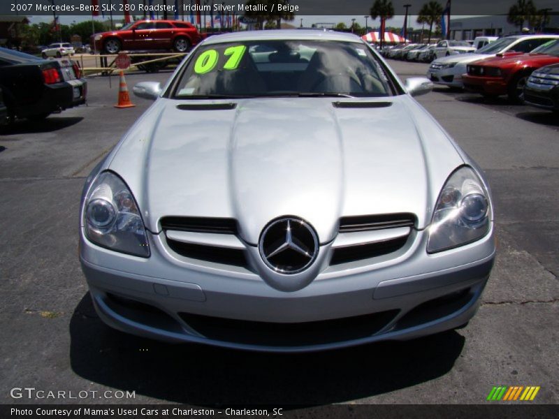 Iridium Silver Metallic / Beige 2007 Mercedes-Benz SLK 280 Roadster