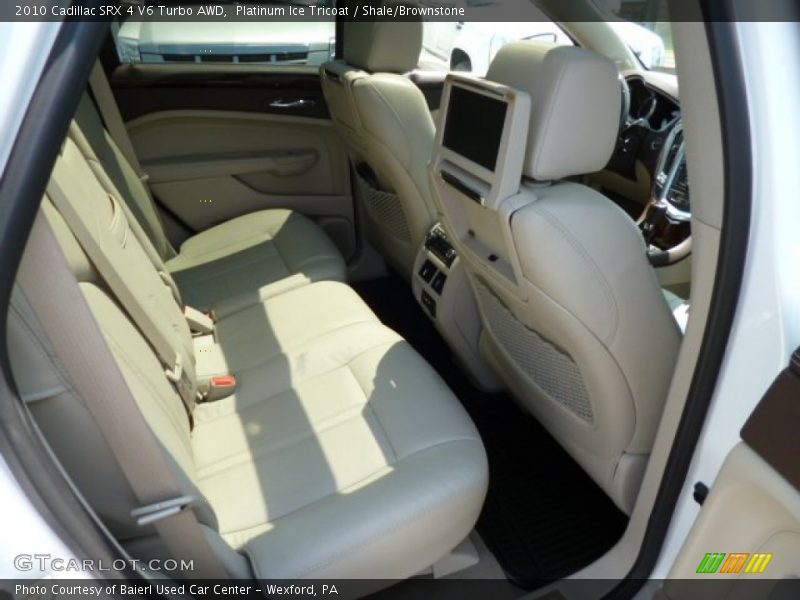 Platinum Ice Tricoat / Shale/Brownstone 2010 Cadillac SRX 4 V6 Turbo AWD