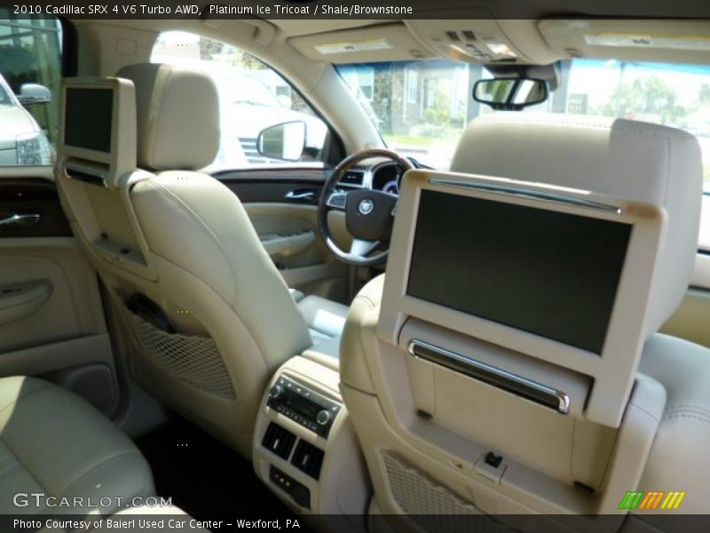 Platinum Ice Tricoat / Shale/Brownstone 2010 Cadillac SRX 4 V6 Turbo AWD