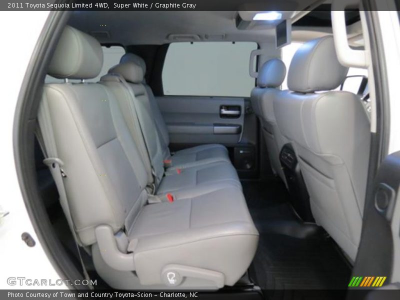 Rear Seat of 2011 Sequoia Limited 4WD