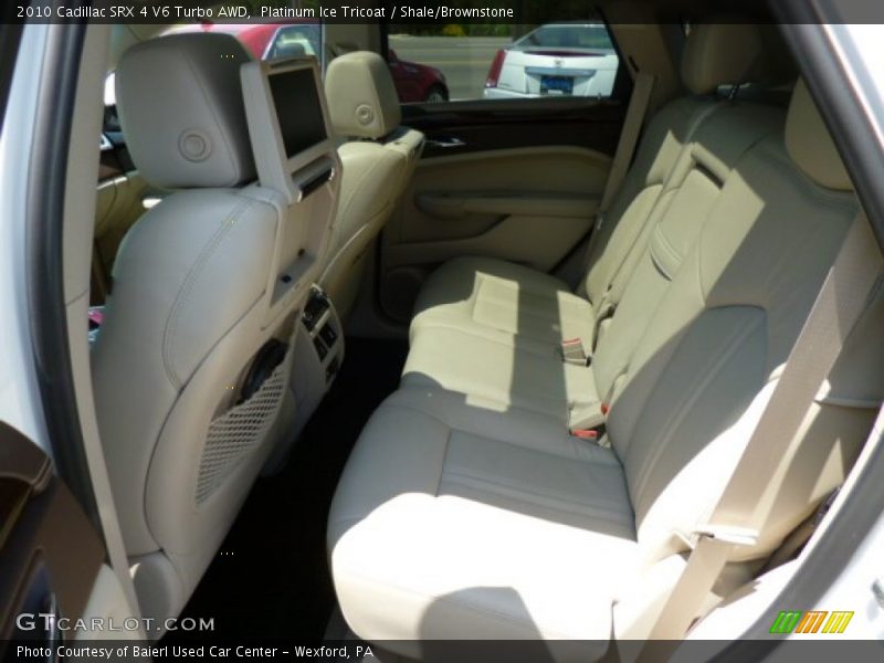Platinum Ice Tricoat / Shale/Brownstone 2010 Cadillac SRX 4 V6 Turbo AWD