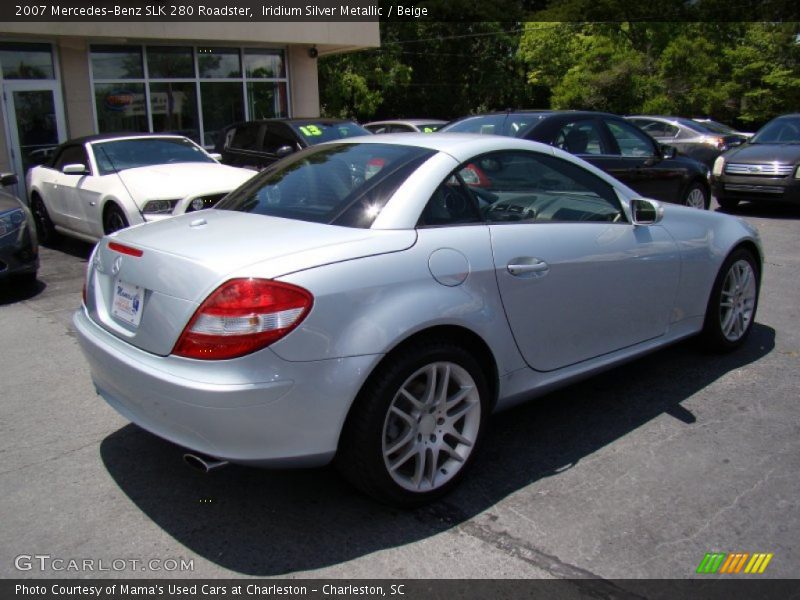 Iridium Silver Metallic / Beige 2007 Mercedes-Benz SLK 280 Roadster