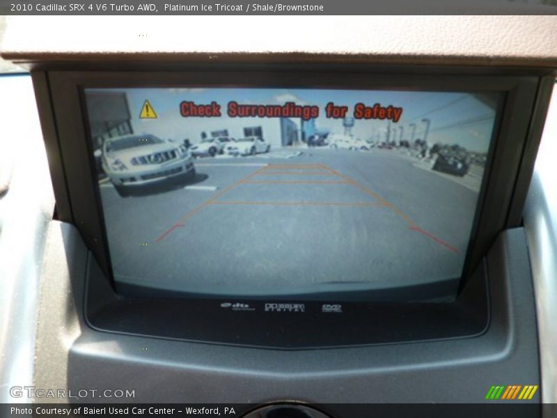Platinum Ice Tricoat / Shale/Brownstone 2010 Cadillac SRX 4 V6 Turbo AWD