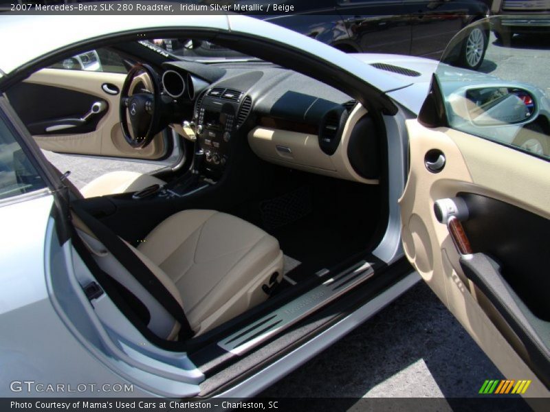 Iridium Silver Metallic / Beige 2007 Mercedes-Benz SLK 280 Roadster