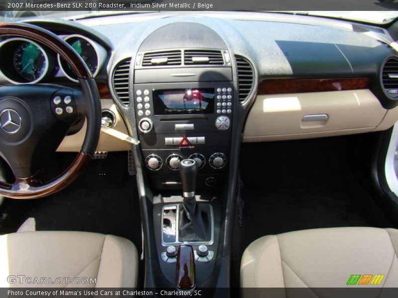 Iridium Silver Metallic / Beige 2007 Mercedes-Benz SLK 280 Roadster