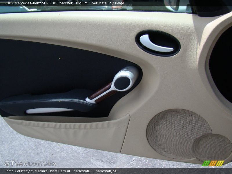 Iridium Silver Metallic / Beige 2007 Mercedes-Benz SLK 280 Roadster