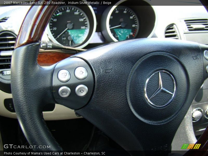 Controls of 2007 SLK 280 Roadster