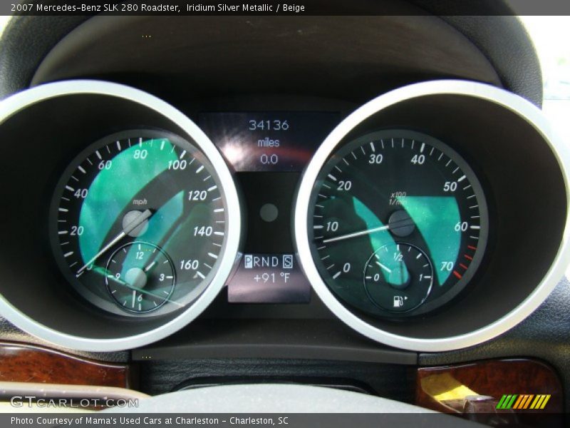  2007 SLK 280 Roadster 280 Roadster Gauges