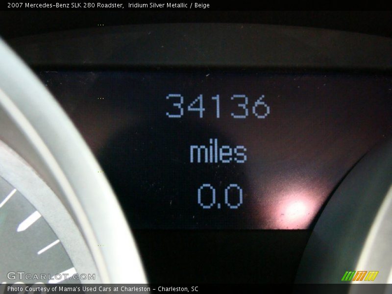 Iridium Silver Metallic / Beige 2007 Mercedes-Benz SLK 280 Roadster