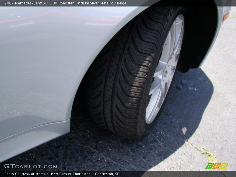 Iridium Silver Metallic / Beige 2007 Mercedes-Benz SLK 280 Roadster