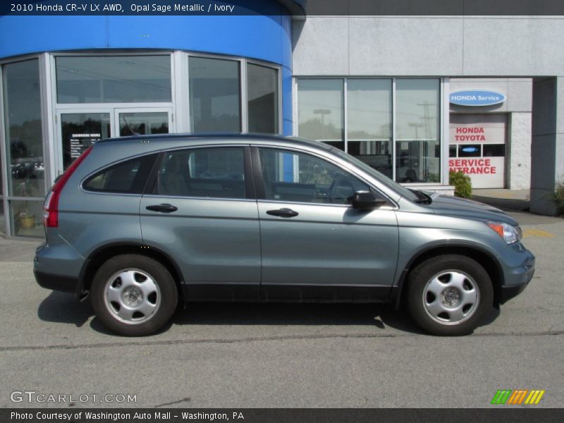 Opal Sage Metallic / Ivory 2010 Honda CR-V LX AWD