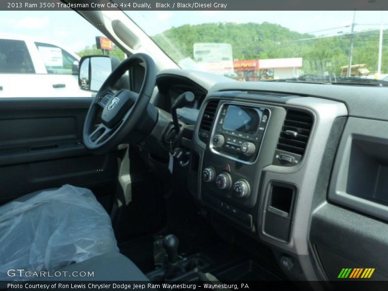 Black / Black/Diesel Gray 2013 Ram 3500 Tradesman Crew Cab 4x4 Dually