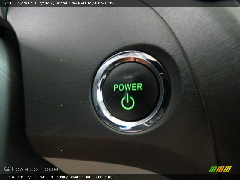 Winter Gray Metallic / Misty Gray 2011 Toyota Prius Hybrid V