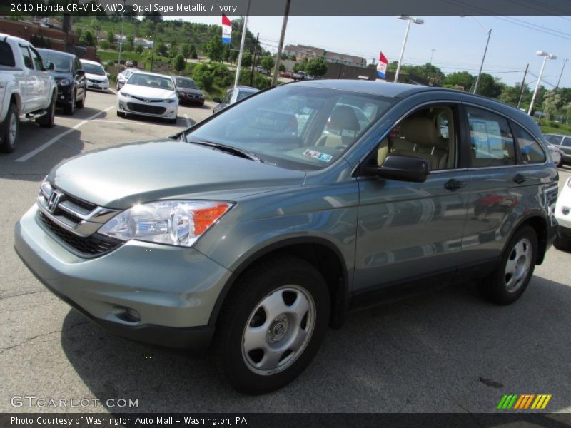 Opal Sage Metallic / Ivory 2010 Honda CR-V LX AWD