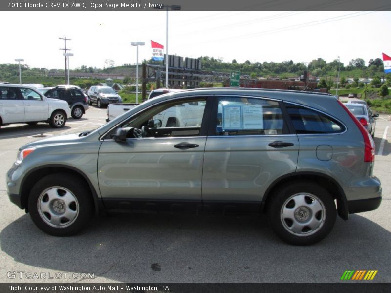 Opal Sage Metallic / Ivory 2010 Honda CR-V LX AWD