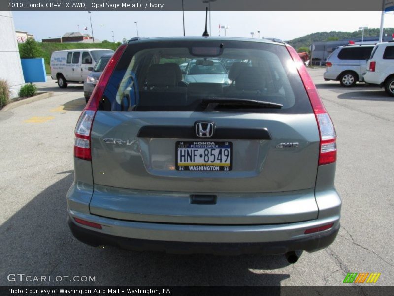 Opal Sage Metallic / Ivory 2010 Honda CR-V LX AWD