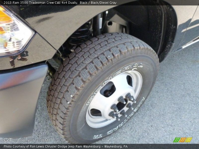 Black / Black/Diesel Gray 2013 Ram 3500 Tradesman Crew Cab 4x4 Dually