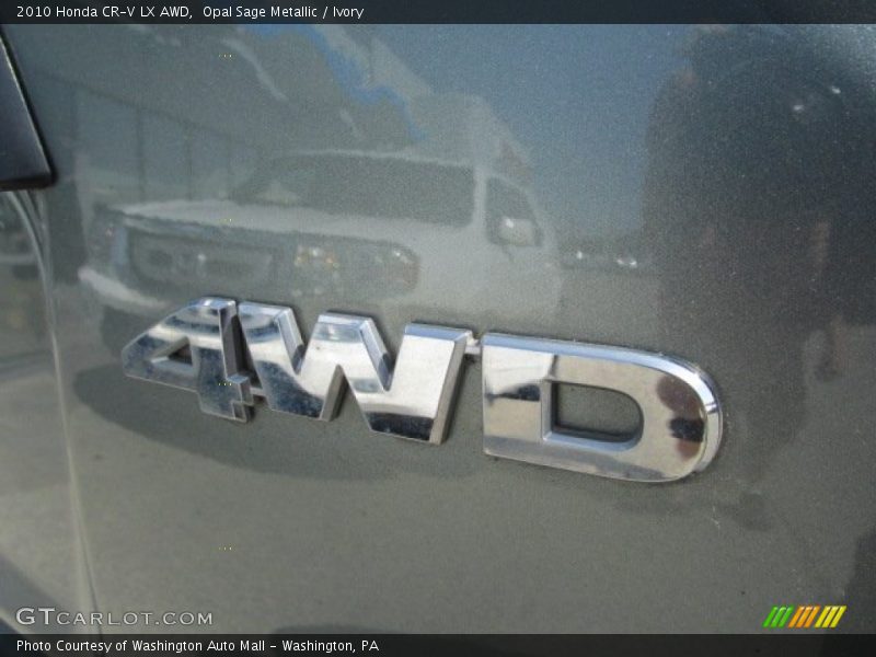 Opal Sage Metallic / Ivory 2010 Honda CR-V LX AWD