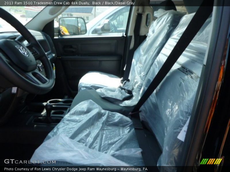 Black / Black/Diesel Gray 2013 Ram 3500 Tradesman Crew Cab 4x4 Dually