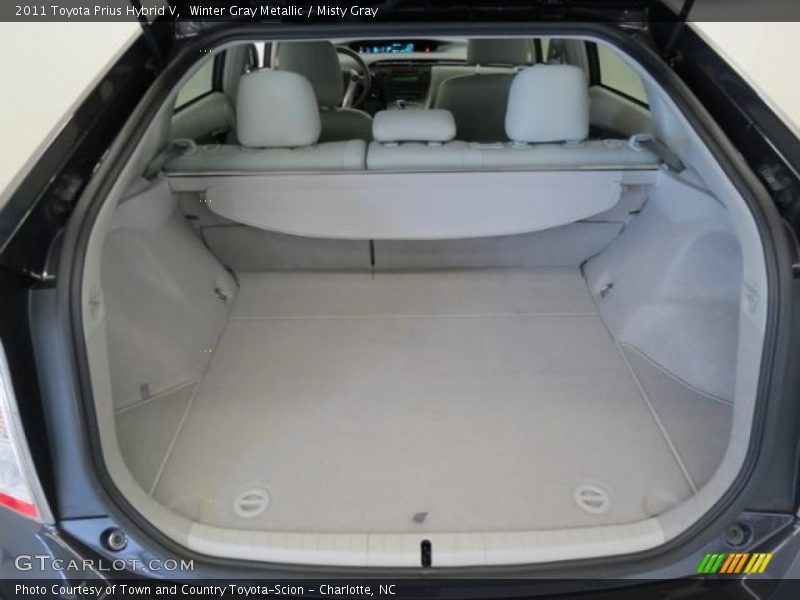 Winter Gray Metallic / Misty Gray 2011 Toyota Prius Hybrid V