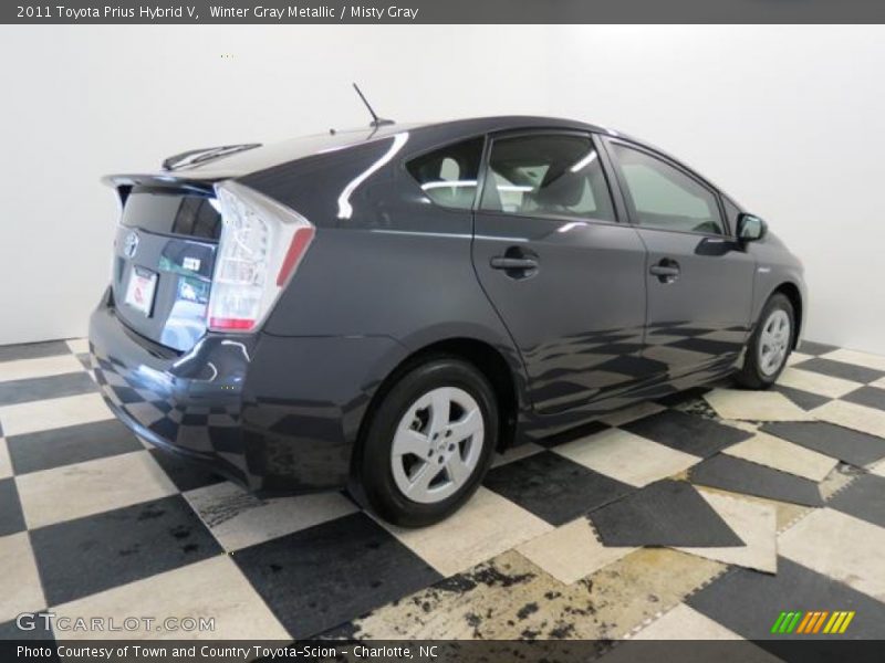 Winter Gray Metallic / Misty Gray 2011 Toyota Prius Hybrid V