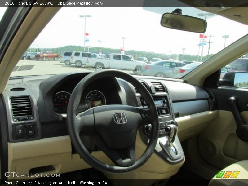Opal Sage Metallic / Ivory 2010 Honda CR-V LX AWD