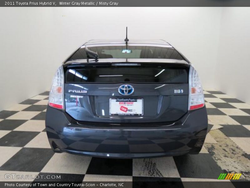 Winter Gray Metallic / Misty Gray 2011 Toyota Prius Hybrid V