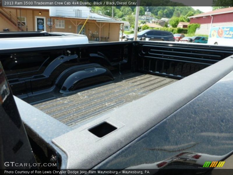 Black / Black/Diesel Gray 2013 Ram 3500 Tradesman Crew Cab 4x4 Dually