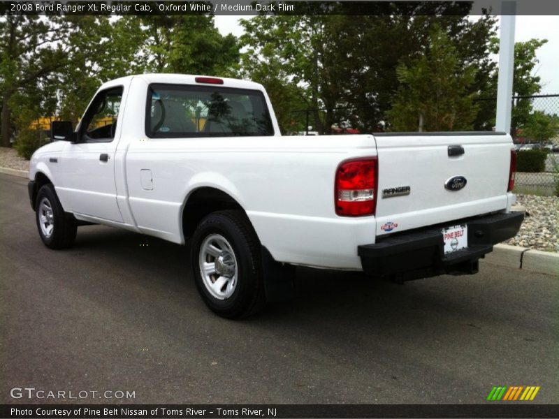 Oxford White / Medium Dark Flint 2008 Ford Ranger XL Regular Cab